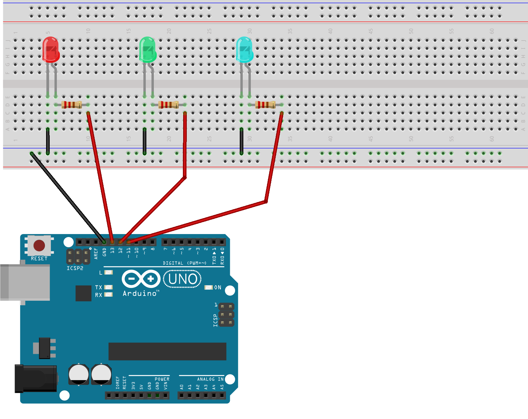 Blink Leds Arduino - Arduino - C Programming - Dotnetlovers